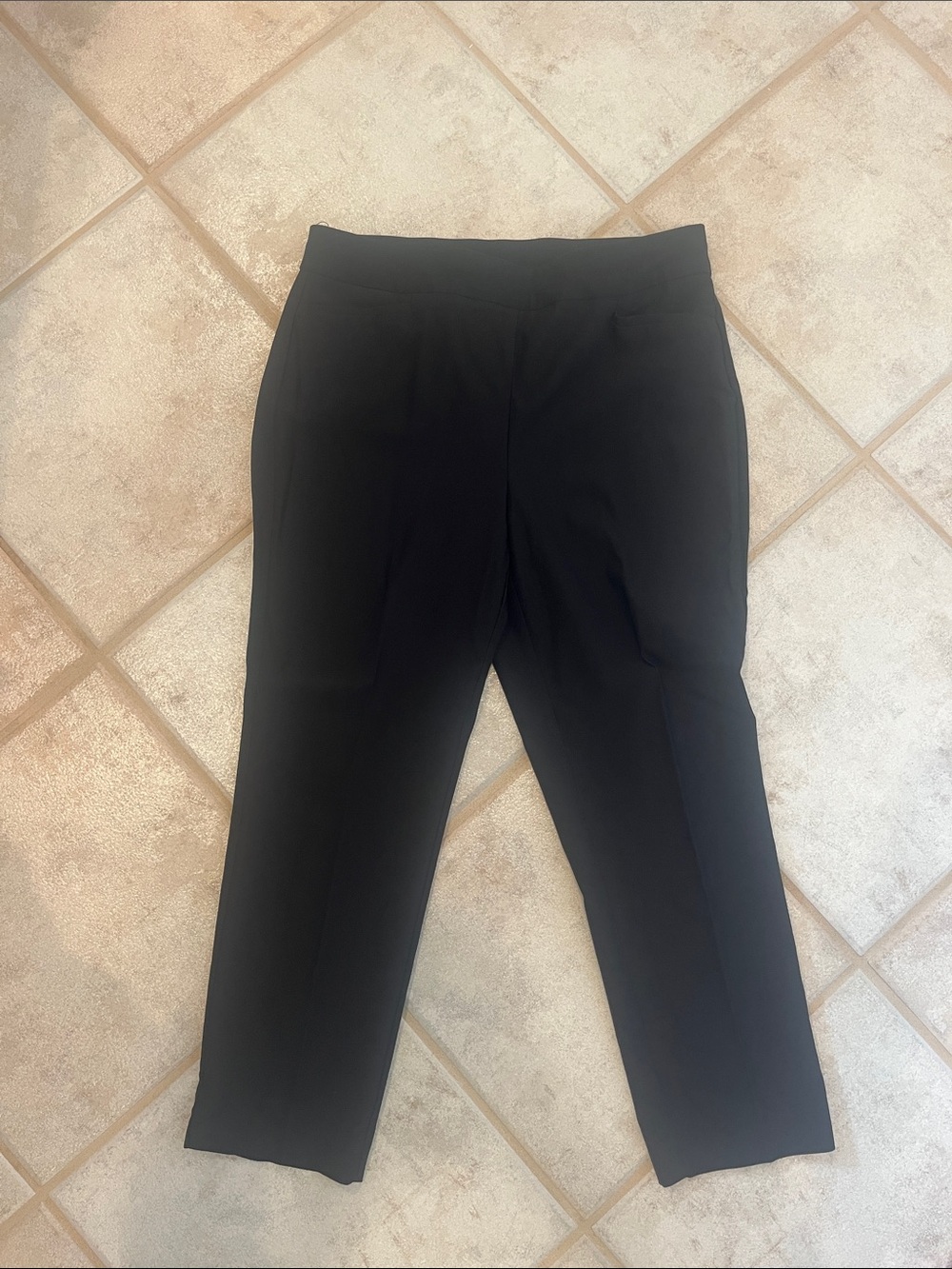 Chico's Black Straight-Leg Ponte Pants